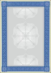 SIGEL Előnyomott papír, A4, 185 g, SIGEL Oklevél , kék (SDP490)
