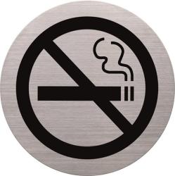 HELIT Információs tábla, rozsdamentes acél, HELIT, tilos a dohányzás (INH6271500) - iroda24