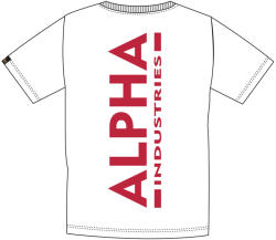Alpha Industries Backprint T - white/red