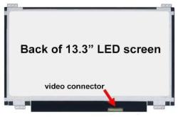  N133BGE-L41 13.3 HD (1366x768) 40pin fényes laptop LCD kijelző, LED panel alsó-felső konzolok (N133BGE-L41)