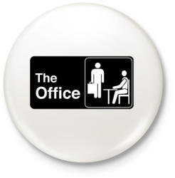 printfashion The Office - Kitűző, hűtőmágnes - Fehér (3476353)