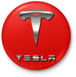 printfashion Tesla - Kitűző, hűtőmágnes - Piros (3626893)