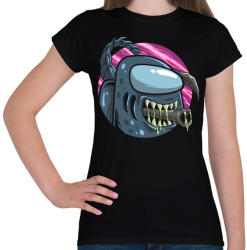 printfashion Alien impostor - Női póló - Fekete (3528471)