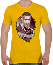 printfashion Conor McGregor - Férfi póló - Sárga (3587108)
