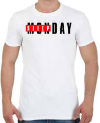 printfashion SLEEPDAY - Férfi póló - Fehér (3560149)