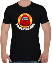 printfashion Trust no one - white - Férfi póló - Fekete (3671471)