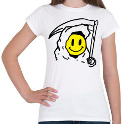 printfashion smile face - Női póló - Fehér (3624233)