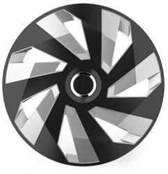 MEGA DRIVE Set Capace Roti 15` Vector Rc Silver&black