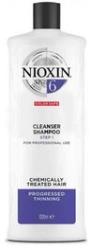 Nioxin System 6 Cleanser Shampoo sampon de curatare pentru păr tratat chimic 1000 ml - brasty