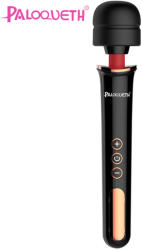 Paloqueth Powerful Massage Wand Rechargable Black-Gold Vibrator