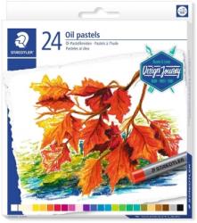 STAEDTLER Creioane colorate 24 culori din ulei pastel Karat Staedtler STA2420C24 (STA2420C24)