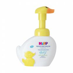 HiPP Babysanft sensitiv kacsás pumpás mosakodóhab (250 ml) - pelenka