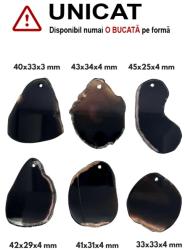  Pandantiv Agata Colorata Neregulata cu Gaura - 33-45 x 25-34 x 3-4 mm - 1 Buc