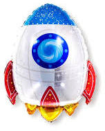 Balloons4party Balon folie racheta 60 cm - articole-petreceri - 11,99 RON