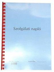 Nyomtatvány szolgálati napló/õrnapló A/4 (22934)