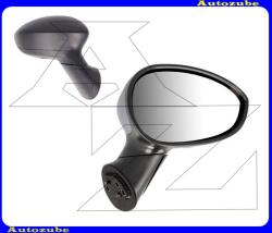 FIAT 500 2 2007.07-2015.07 Visszapillantó tükör jobb, kívűlről állítható, domború tükörlappal, fekete borítással FT0307123P