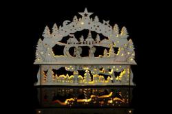 Nexos Karácsonyi dísz táj 10 LED dióda