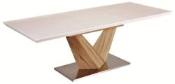 Wipmeble ALARAS asztal 160-220x90 SONOMA/fehér - sprintbutor