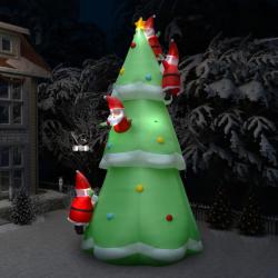 Vásárlás: vidaXL Felfújható karácsonyfa Mikulással és LED-del 500cm  (289302) Karácsonyi dekoráció árak összehasonlítása, Felfújható karácsonyfa  Mikulással és LED del 500 cm 289302 boltok