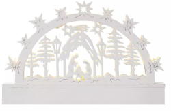 EMOS LED karácsonyi betlehem 23cm meleg fehér időzítő