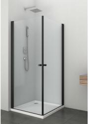 Sanotechnik Brava Black lengőajtó Easy Clean (BD100) - zuhanystore