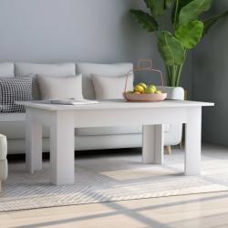 vidaXL Măsuță de cafea, alb, 100 x 60 x 42 cm, PAL (801179) Masa de cafea