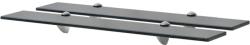 vidaXL Rafturi suspendate, 2 buc. , 70 x 20 cm, sticlă, 8 mm (3051530) Raft