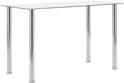 vidaXL Masă de bucătărie, transparent, 120x60x75 cm, sticlă securizată (281850)