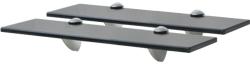 vidaXL Rafturi suspendate, 2 buc. , 40 x 20 cm, sticlă, 8 mm (3051527) Raft