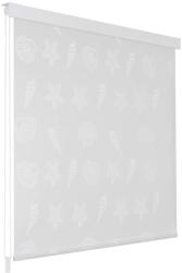vidaXL Roletă perdea de duș 140x240 cm Model stea de mare (142862) - vidaxl Perdea de dus