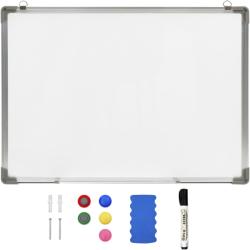 vidaXL Tablă magnetică albă cu ștergere uscată 90x60 cm oțel (146633)