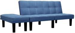 vidaXL Canapea cu 2 locuri, albastru, material textil (284752) Canapea