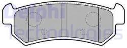DELPHI set placute frana, frana disc DELPHI LP1910 (LP1910)