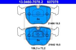 ATE set placute frana, frana disc ATE 13.0460-7078.2 (13.0460-7078.2)