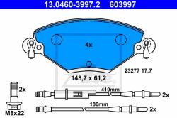 ATE set placute frana, frana disc ATE 13.0460-3997.2 (13.0460-3997.2)