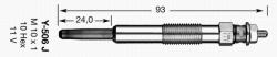 NGK Bujie incandescenta NGK D-Power 2419 (2419)