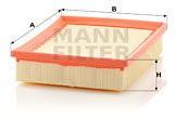 Mann-filter Filtru aer MANN-FILTER C 2490 (C 2490) - automobilus
