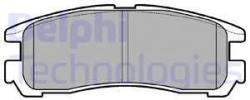DELPHI set placute frana, frana disc DELPHI LP955 (LP955)