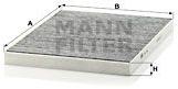 Mann-filter Filtru, aer habitaclu MANN-FILTER CUK 3142 (CUK 3142)