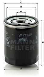 Mann-filter Filtru ulei MANN-FILTER W 712/54 - automobilus