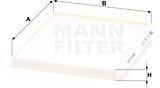 Mann-filter Filtru, aer habitaclu MANN-FILTER CU 24 013 (CU 24 013)