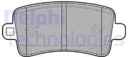 DELPHI set placute frana, frana disc DELPHI LP2084 (LP2084)
