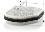 Mann-filter Filtru, aer habitaclu MANN-FILTER CUK 2897 (CUK 2897) - automobilus