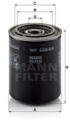 Mann-filter Filtru ulei MANN-FILTER WP 928/84 (WP 928/84) - automobilus