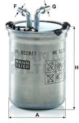 Mann-filter filtru combustibil MANN-FILTER WK 8029/1 (WK 8029/1) - automobilus