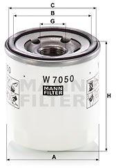 Mann-filter Filtru ulei MANN-FILTER W 7050 (W 7050) - automobilus