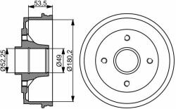 Bosch Tambur frana BOSCH 0 986 477 061 - automobilus