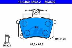 ATE set placute frana, frana disc ATE 13.0460-3602.2 (13.0460-3602.2)