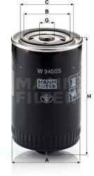 Mann-filter Filtru ulei MANN-FILTER W 940/25 (W 940/25) - automobilus