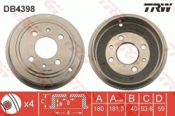 TRW Tambur frana TRW DB4398 (DB4398) - automobilus